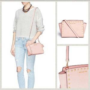 MK studded Selma crossbody